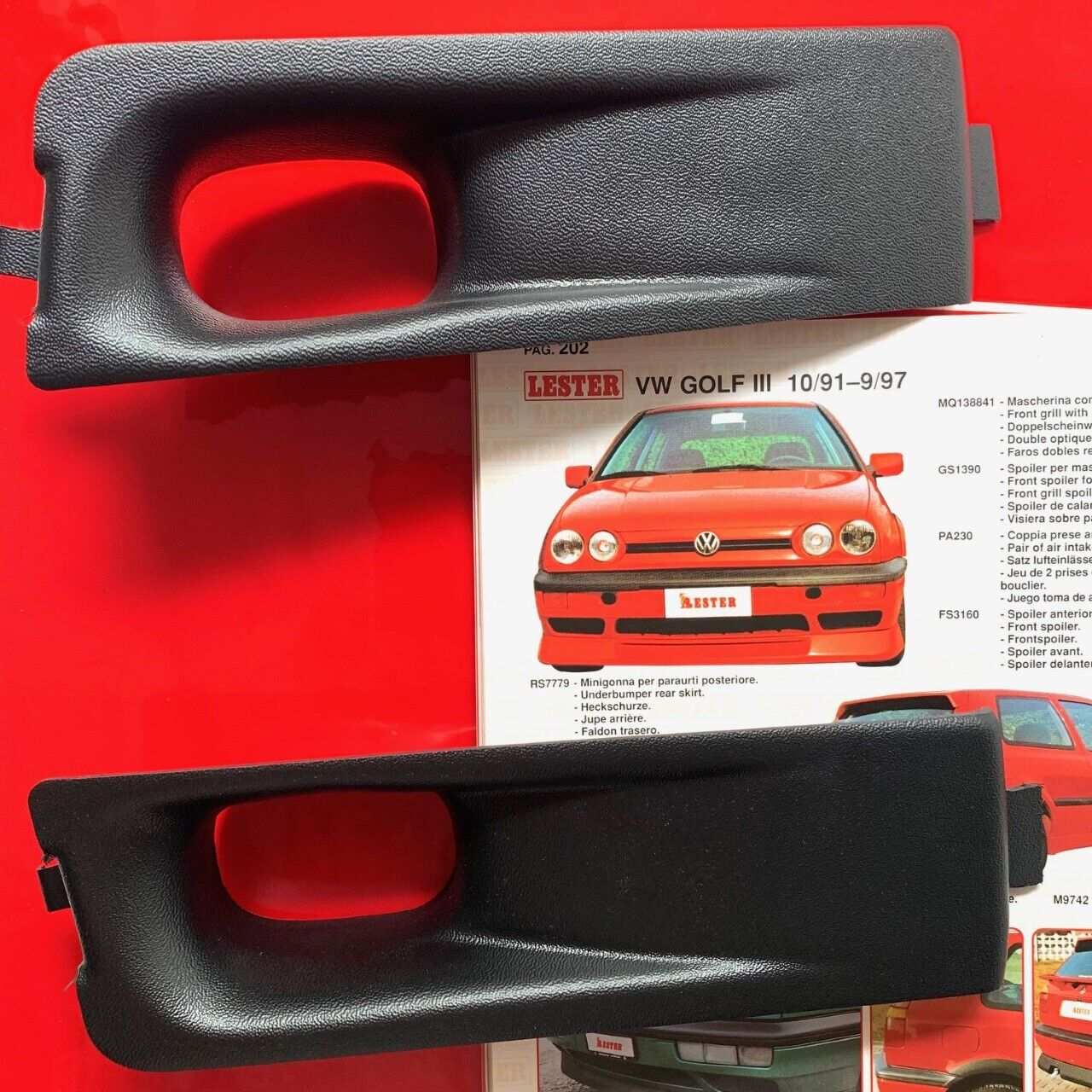 VW Vento (+Golf3) Air Intake Grill Into Original Bumper Upper Grill