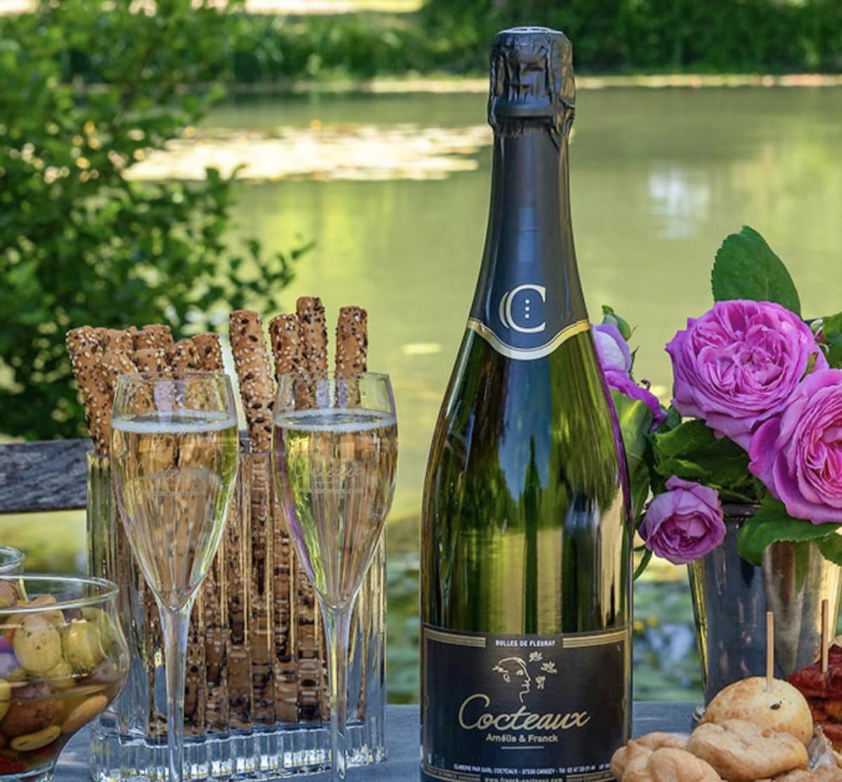 Authentique French Sparkling White Wine Non-Alcoholic Drinks