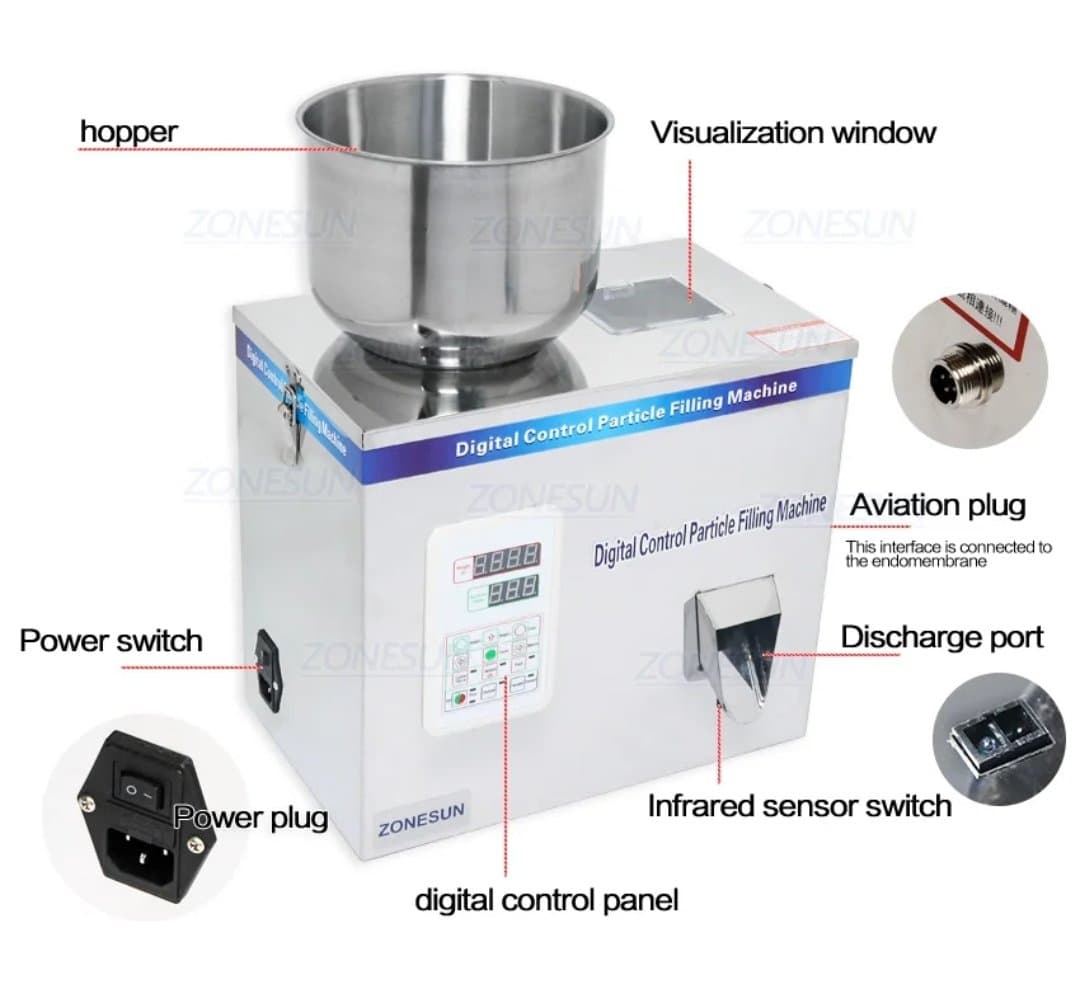 Powder Bag Filling Semi Automatic Bagging Machine