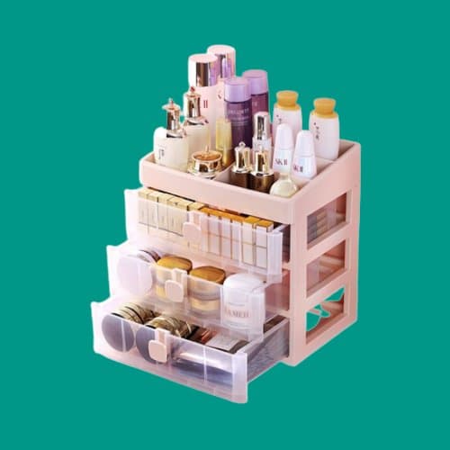 Countertop Organizer for Cosmetics Vanity brush with Holder