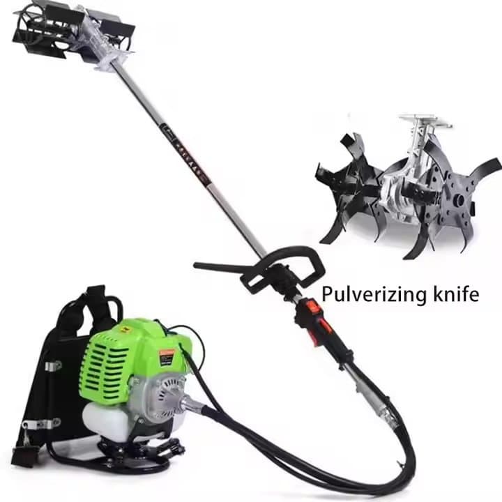 Farm cultivator Multifunctional lawn mower gasoline backpack grass brush cutter lawn mowers agriculture weeding rice paddy fields machine
