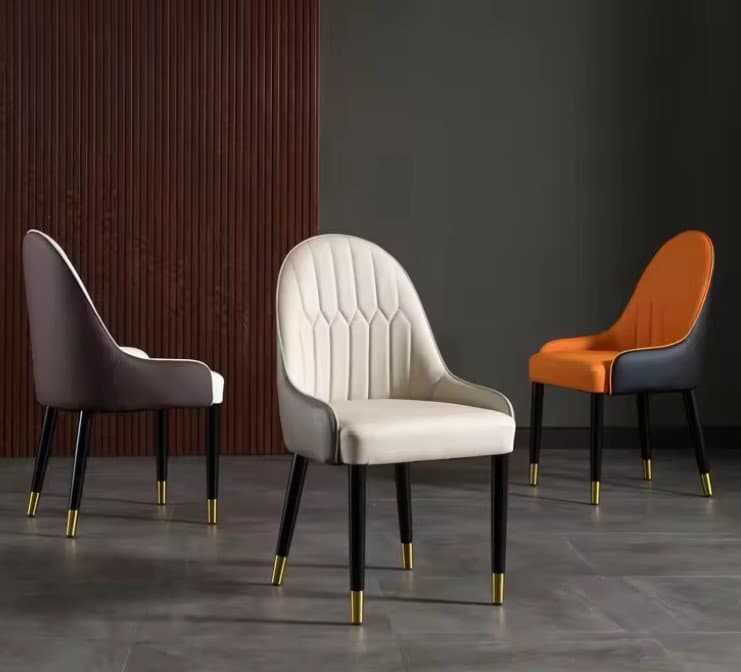 Kitchen Dining Chairs Feet Black Velvet Dining Wood Chair