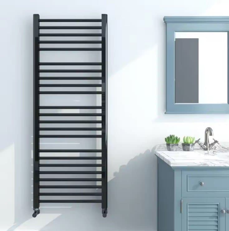 Bathroom Heater Chrome designer heated towel rails heated towel radiator