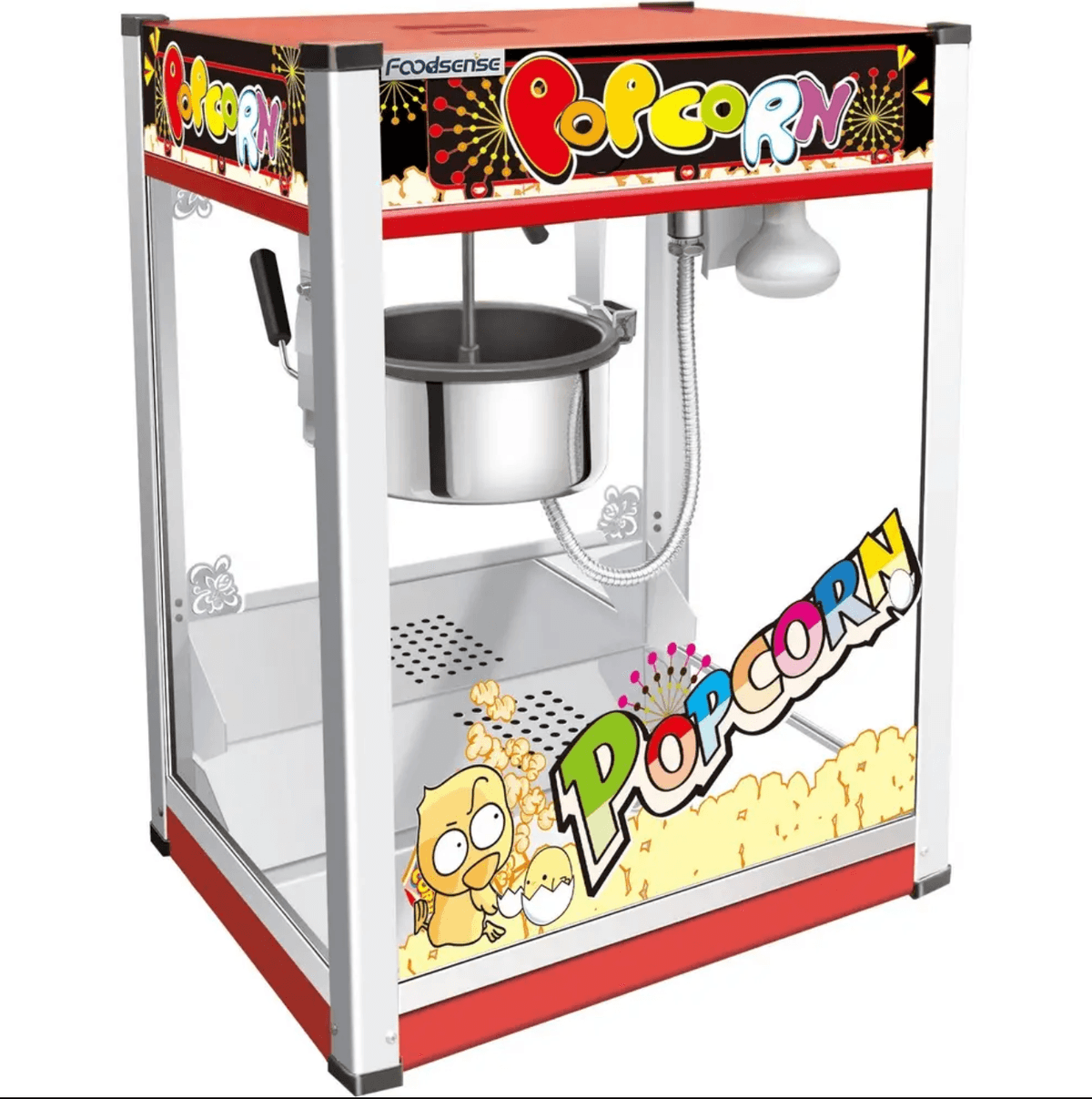 Popcorn machine, Automation popcorn making machine, hot air popcorn maker, popcorn machine commercial pop corn machine - – 8Oz Capacity, Electric Hot Air Popcorn Maker (1440W, 220V)