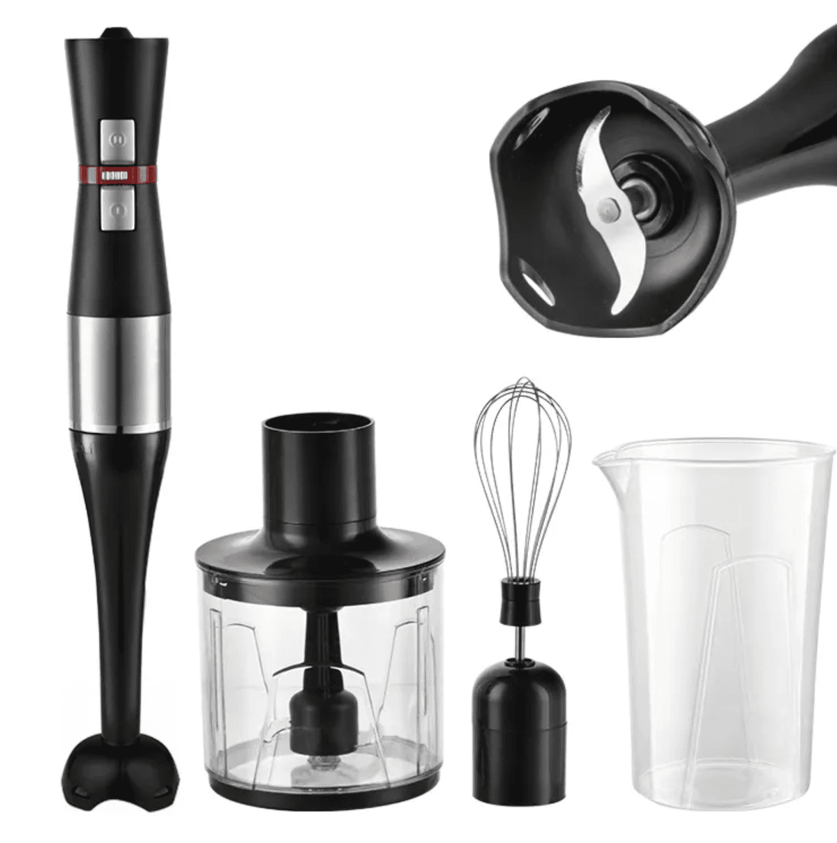 Stick Blender 300W Kitchen Hand Blender Stainless Steel Housing Stick Blender Single Rod Immersion Blender With Child Lock