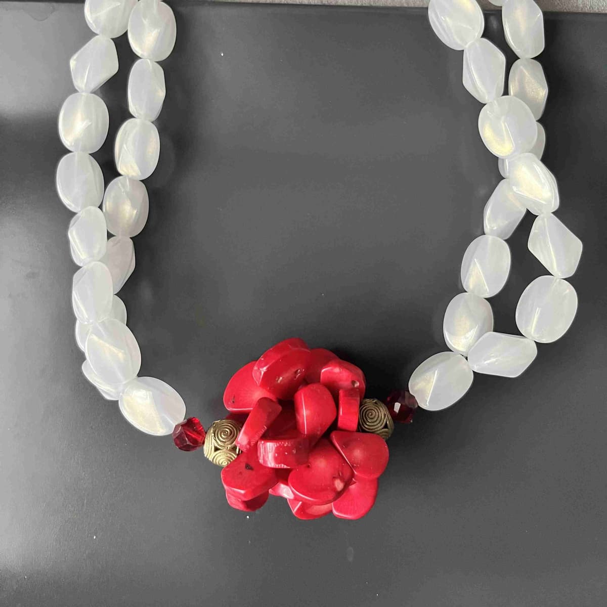 Handmade Statement Bead Necklace