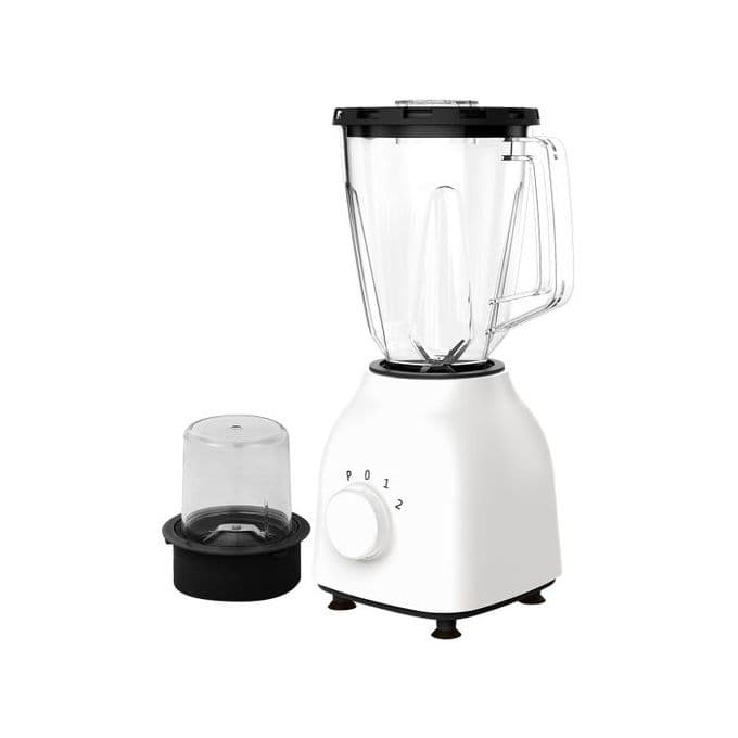 Delron 2-in-1 Blender with Grinder – 1.5L Unbreakable Jar, 300W Powerful Motor, 2-Speed + Pulse Function | Multi-Purpose for Fruit, Vegetables & Food Milling