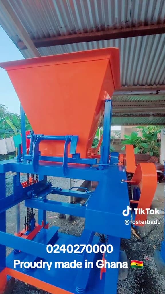This is a the bigger type of blocks factory machine and is so cheaper