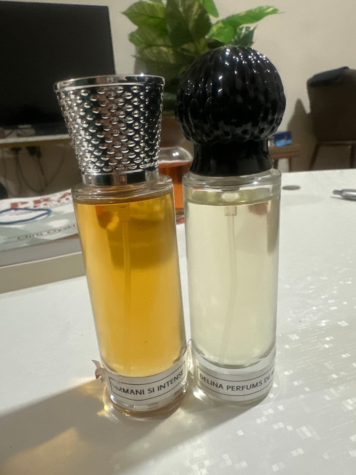 Luxury oil perfume