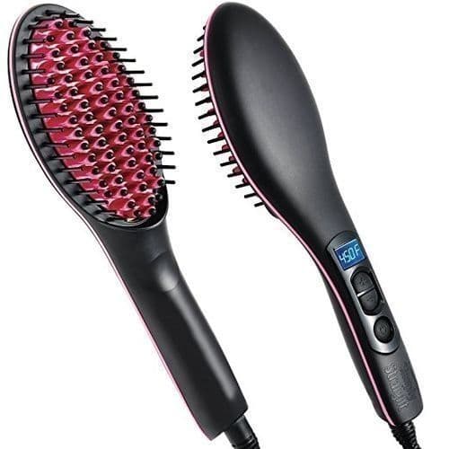 Simply straight straightener brush