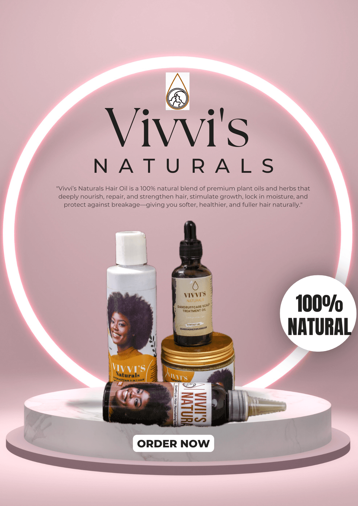Vivvi's Naturals Hair Growth Set