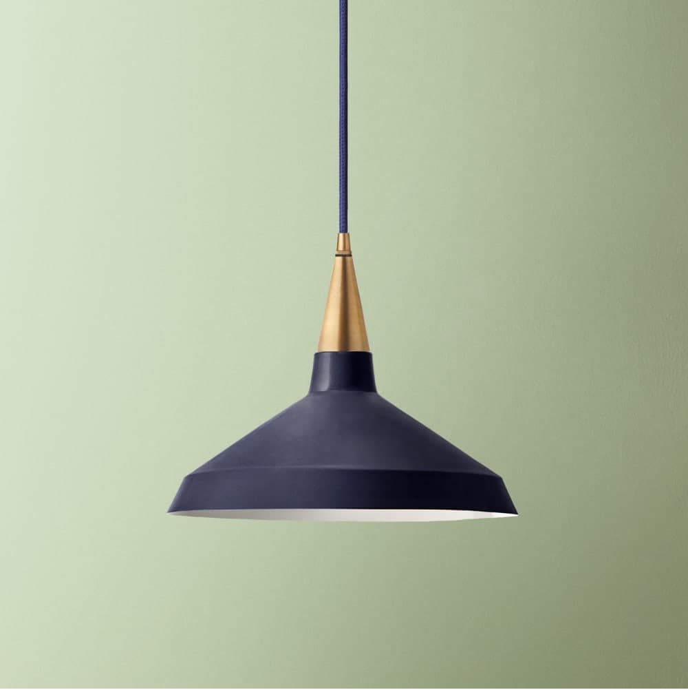 Camille Shade in Black Iris with Stone Interior