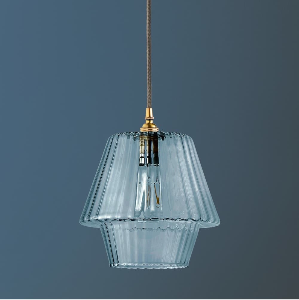 Outline Pendant in Clear Glass