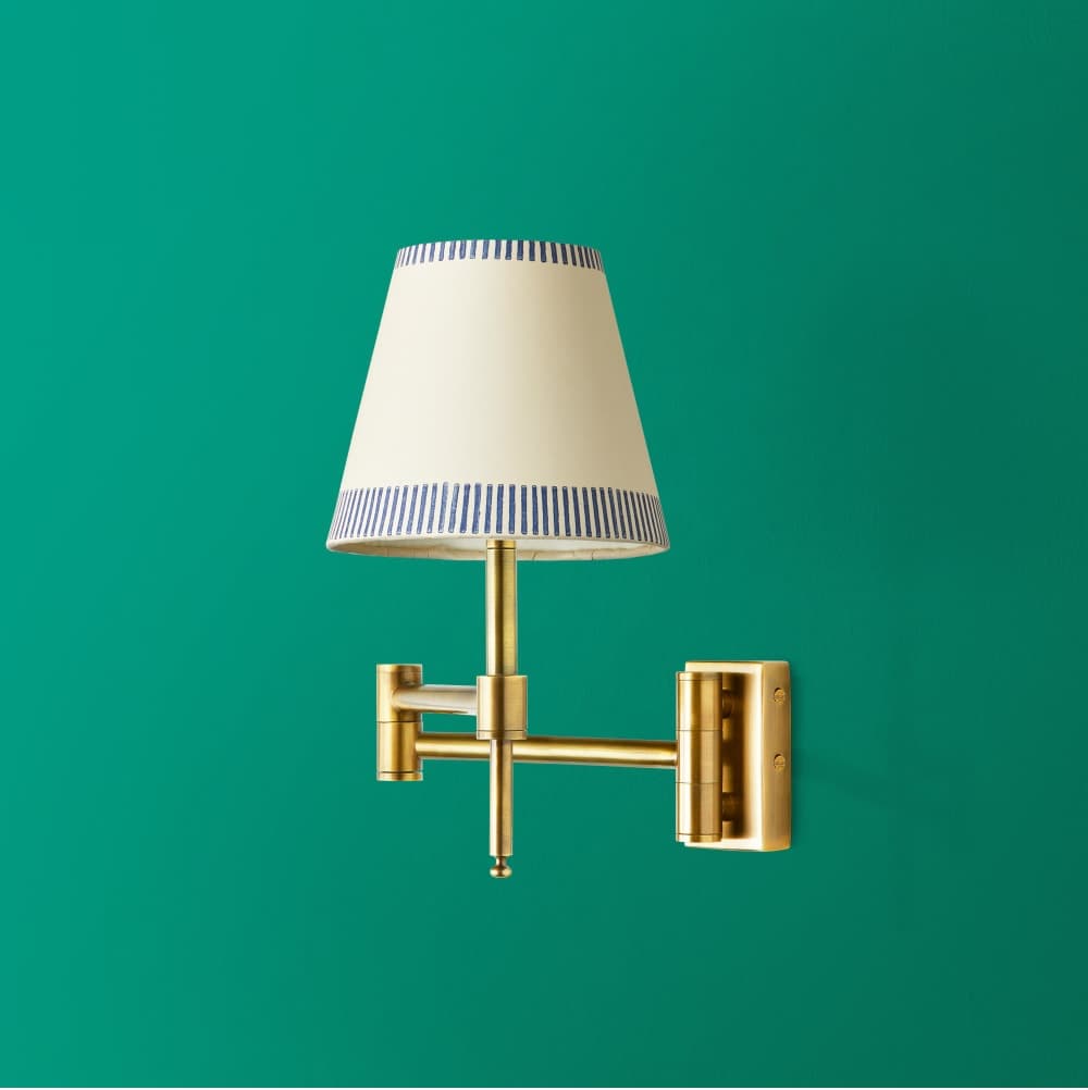 Cagney Wall Fitting in Antiqued Brass