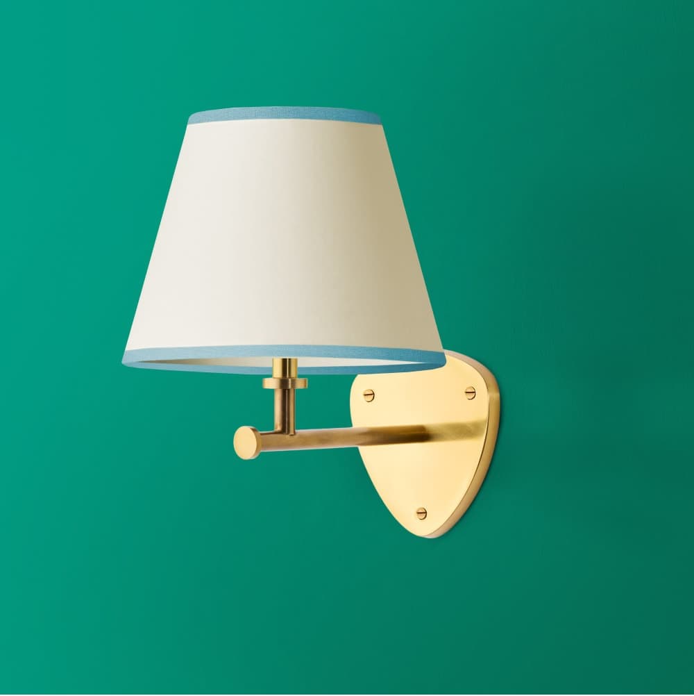 Loco Rechargeable Wall Fitting in Antique Brass