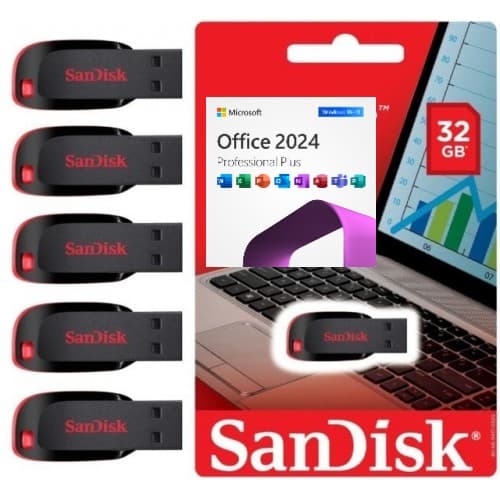 32gb Usb Pendrive (With Microsoft Office 2024 Inside)