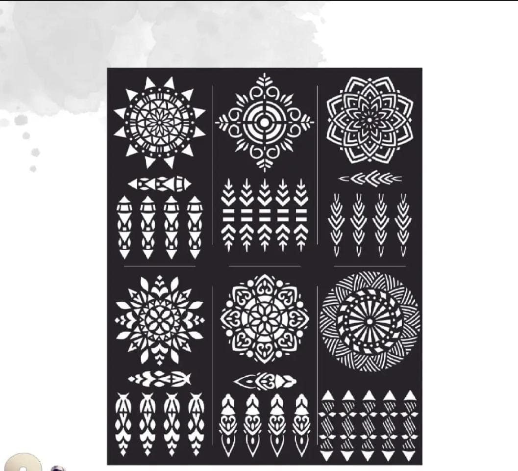 Mehndi stickers