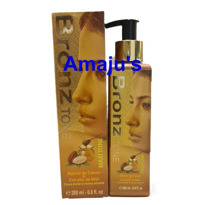 Bronz Maxi Tone Cocoa Butter & Honey Extracts Lotion - 200ml