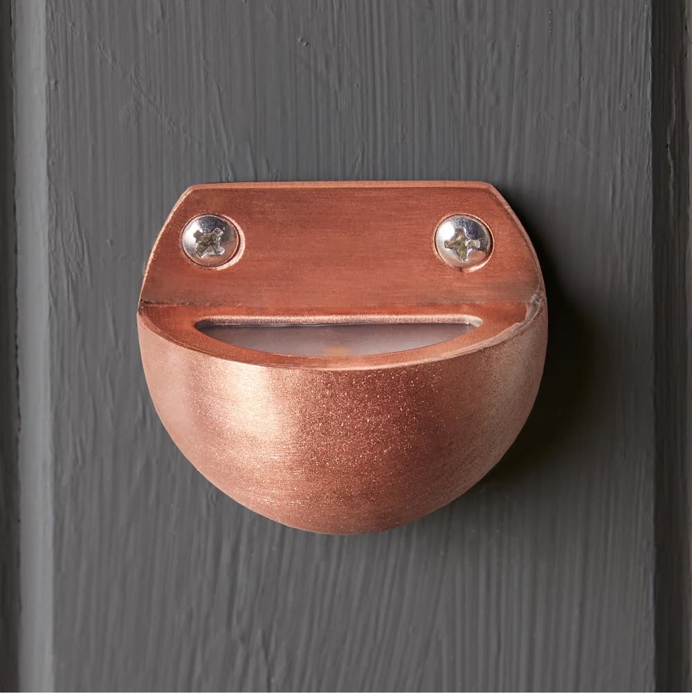 Mousehole ip65 Path Light in Copper