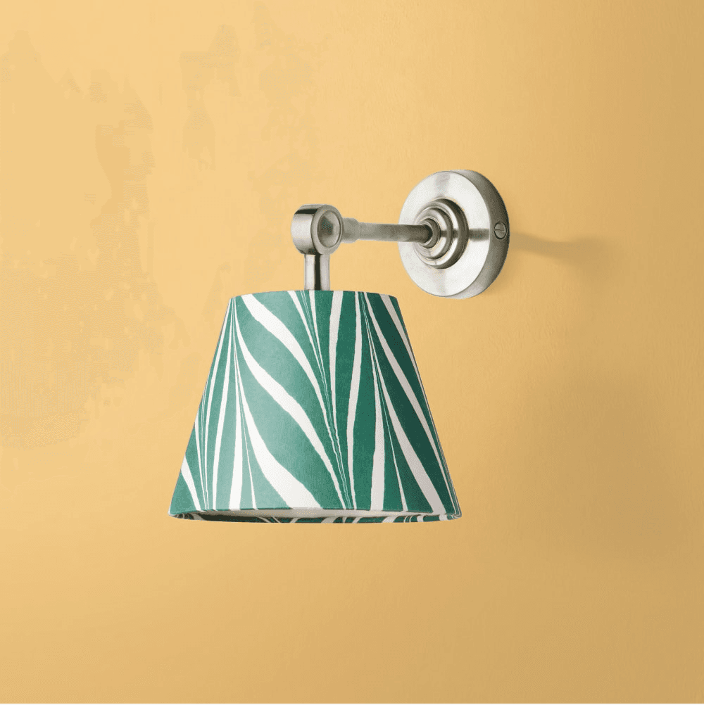 Mini Elbow Wall Fitting IP44 in Antique Silver