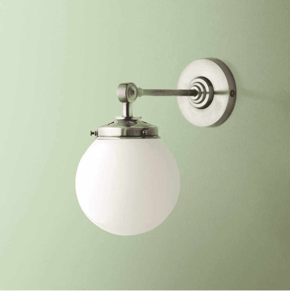 Elbow Wall Fitting IP44 in Antique Silver