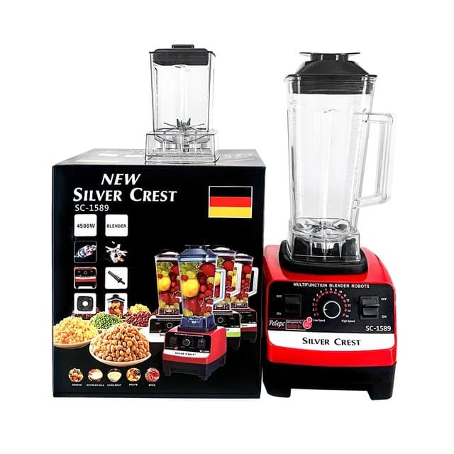 Silvercrest Blender 3l High Quality Double Cup 4500W silver crest blender
