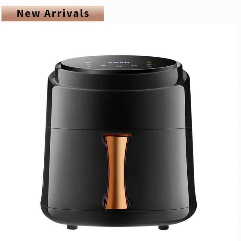 Air Fryer 8l Black Silver crest Airfryer Airfryer Smart Touch Screen 1400W Oil Free Electric Fryer