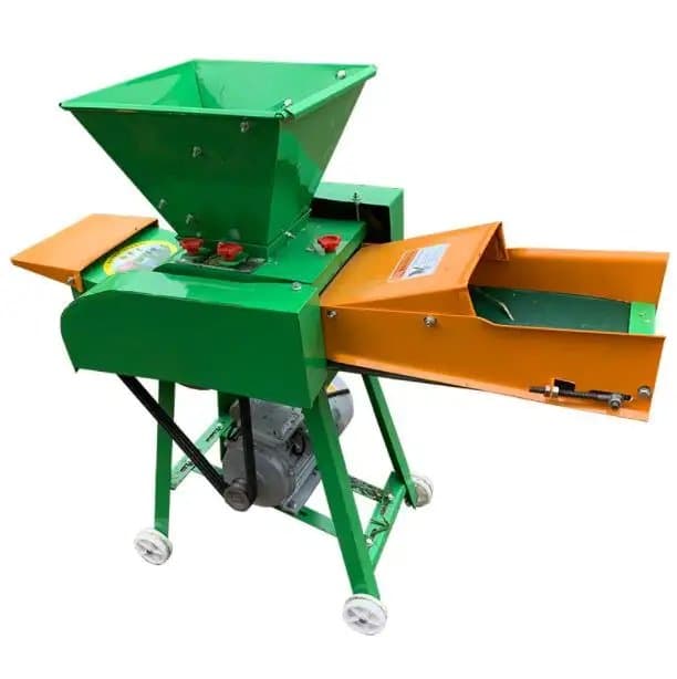 Chaff Cutter thresher machine Shredder Hay Fresh Rice Stalk Cow Straw Grass Cutting Machine