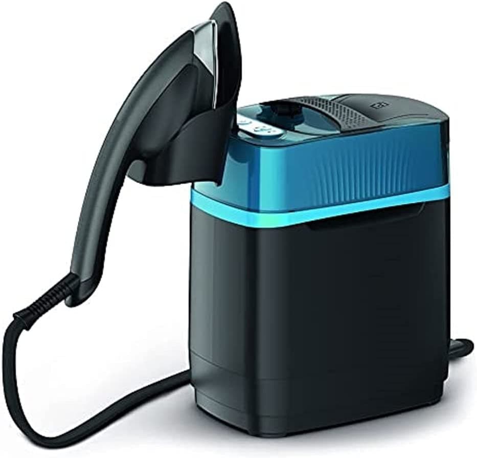 Tefal Cube, High Pressure Clothes Steamer, 2170W, 1.1 L, Black & Blue, UT2020