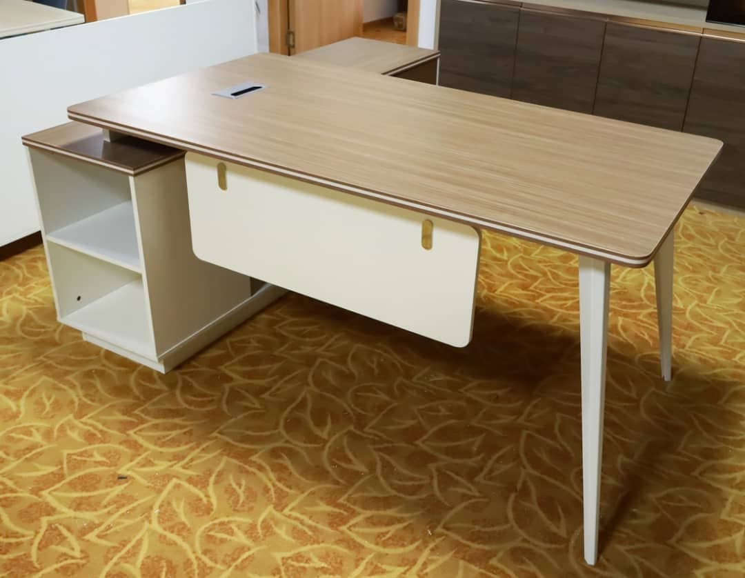 Manager Desk With Side Cabinet