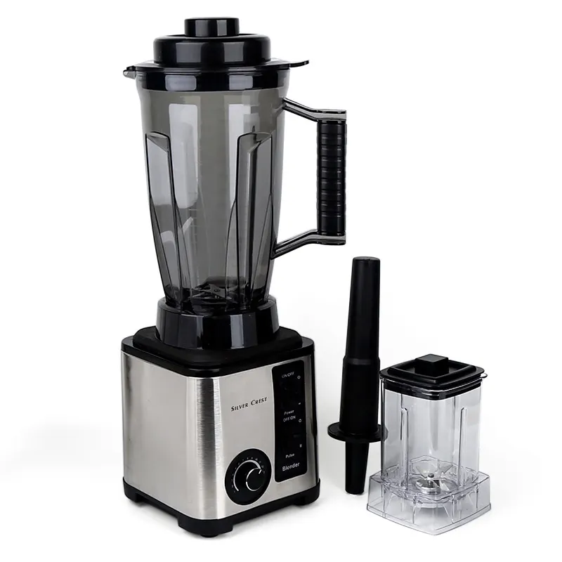 BARDEFU Silver Crest Blender 3L + 800ml BIG SilverCrest Commercial Mixer 2 in 1 Multifunctional Heavy Duty SC-2035 8500W copper Motor